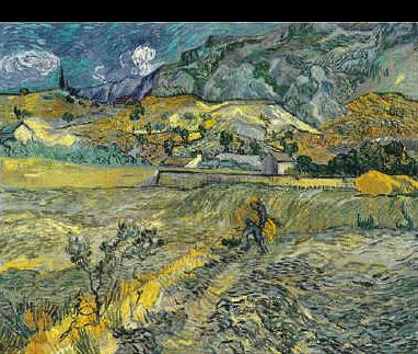 Vincent Van Gogh Landscape at Saint-Remy