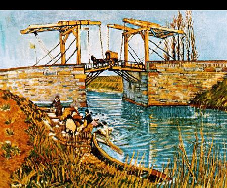 Vincent Van Gogh Drawbridge at Arles