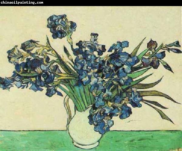 Vincent Van Gogh Vase with Irises