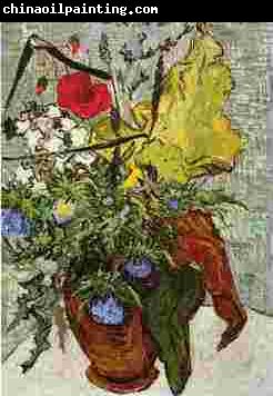 Vincent Van Gogh Wild Flowers and Thistles in a Vase