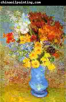 Vincent Van Gogh Vase of Daisies, Marguerites and Anemones