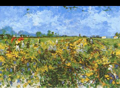 Vincent Van Gogh Green Vineyard