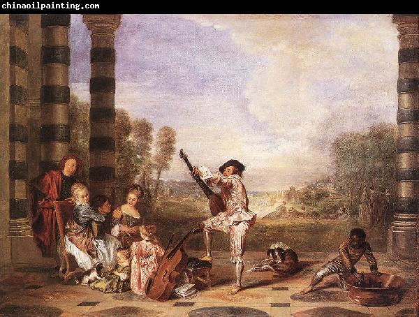 WATTEAU, Antoine Les Charmes de la Vie