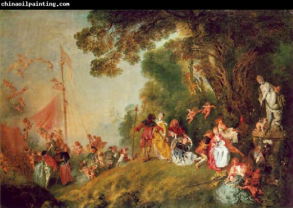 WATTEAU, Antoine Pilgrimage to Cythera1