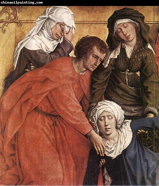 WEYDEN, Rogier van der Deposition (detail)