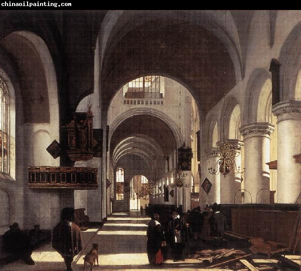 WITTE, Emanuel de Interior of a Church