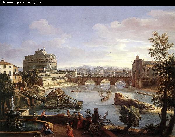 WITTEL, Caspar Andriaans van The Castel Sant Angelo from the South