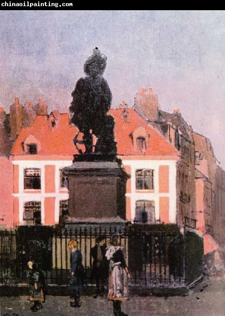 Walter Sickert The Statue of Duquesne, Dieppe