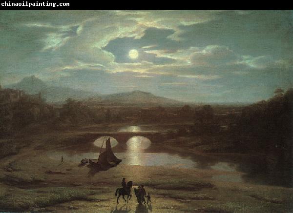 Washington Allston Moonlit Landscape