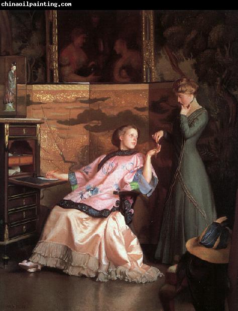 William McGregor Paxton The New Necklace