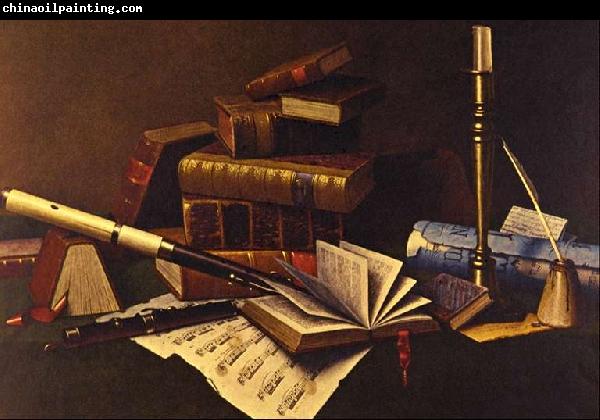 William Michael Harnett Music and Literature