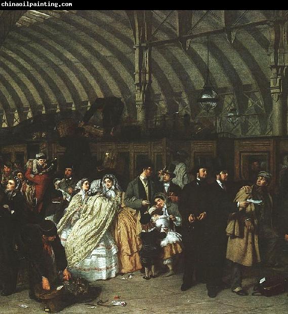 William Powell  Frith The Railway Station