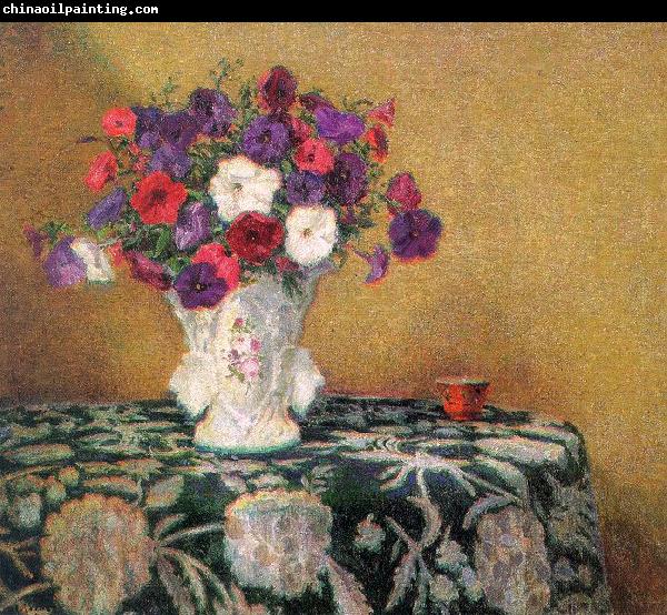 Wilson Irvine Still Life with Petunias