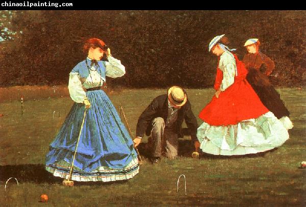 Winslow Homer The Croquet Game