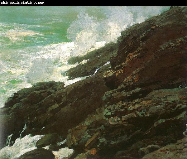 Winslow Homer High Cliff, Coast of Maine