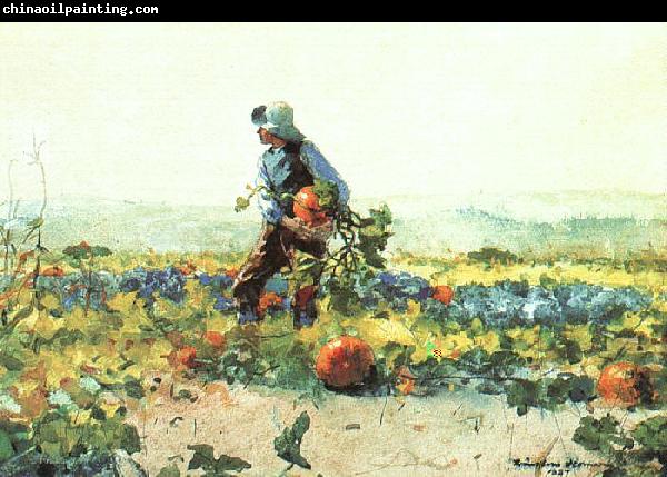 Winslow Homer For to be a Farmer's Boy