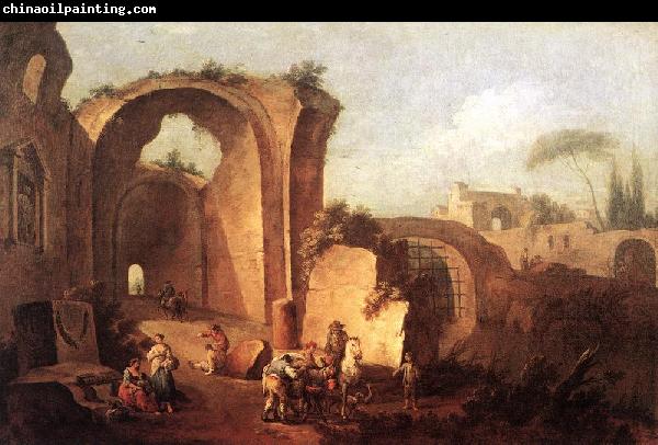 ZAIS, Giuseppe Landscape with Ruins and Archway