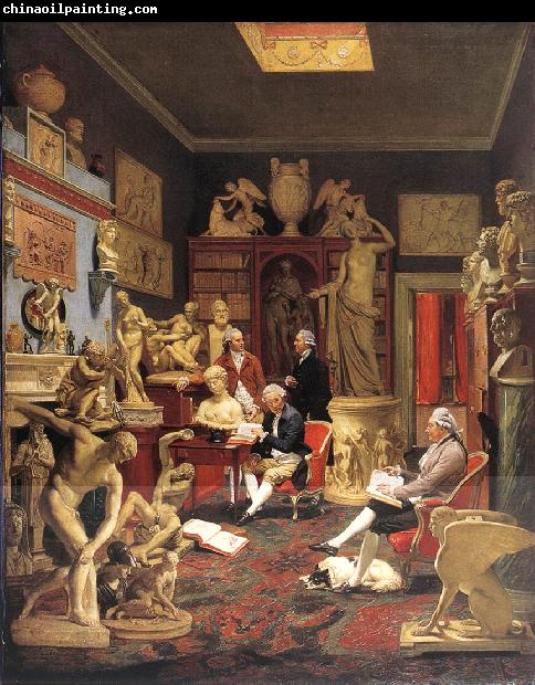 ZOFFANY  Johann Charles Towneley in his Sculpture Gallery