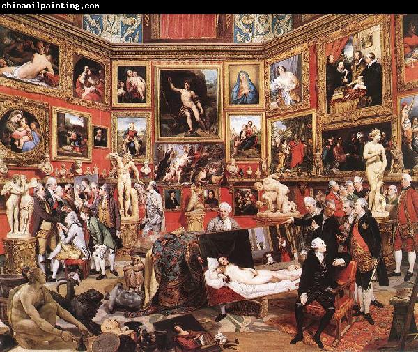 ZOFFANY  Johann The Tribuna of the Uffizi