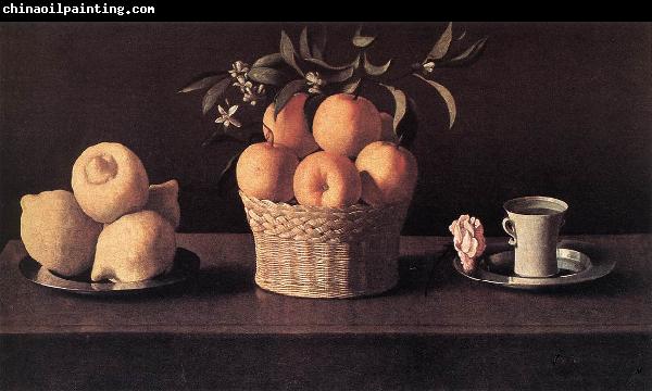 ZURBARAN  Francisco de Still-life with Lemons, Oranges and Rose