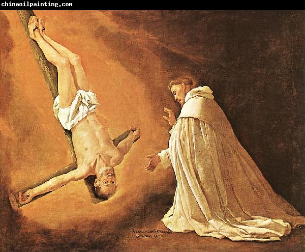 ZURBARAN  Francisco de The Apparition of Apostle St Peter to St Peter of Nolasco