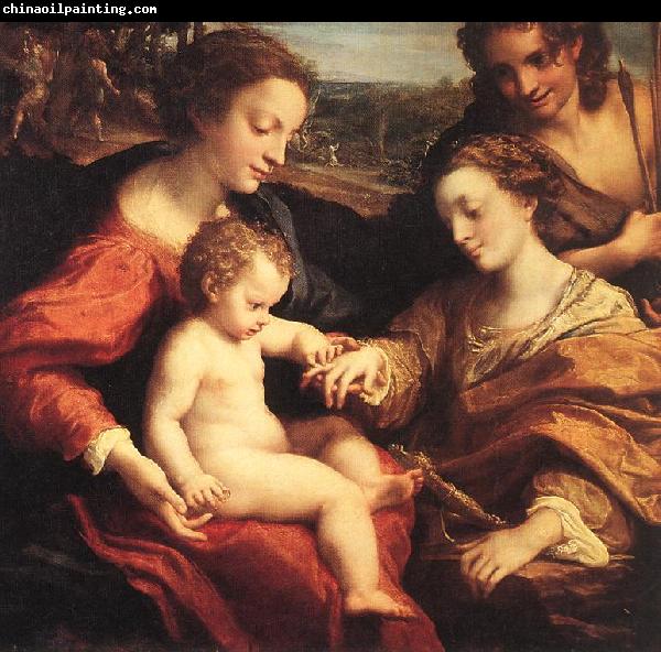 Correggio The Mystic Marriage of St Catherine