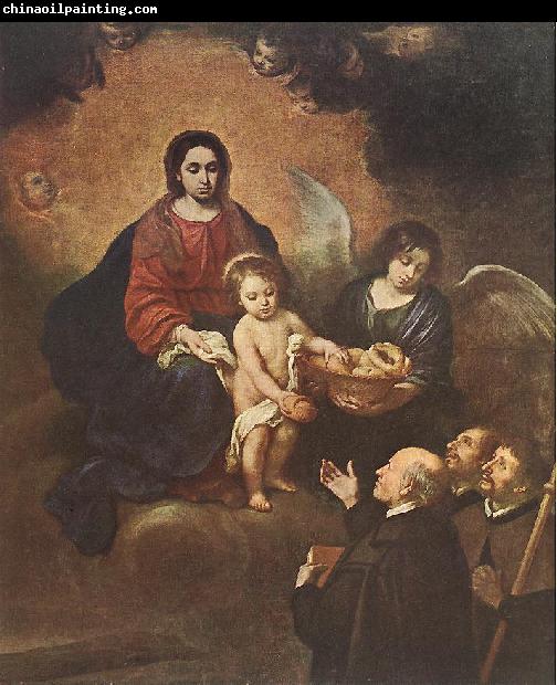 MURILLO, Bartolome Esteban The Infant Jesus Distributing Bread to Pilgrims sg