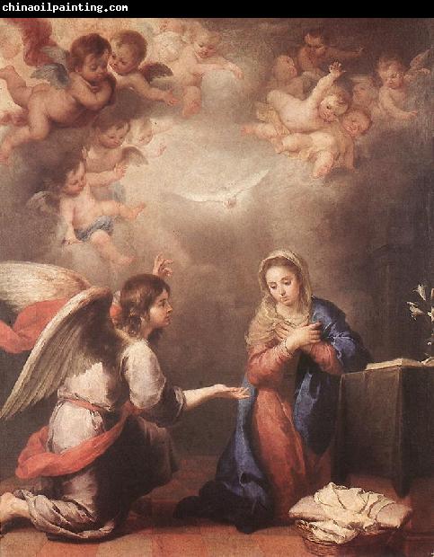 MURILLO, Bartolome Esteban Annunciation shyu