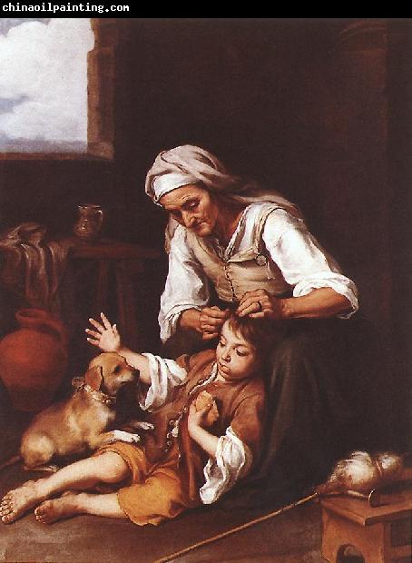 MURILLO, Bartolome Esteban The Toilette sg