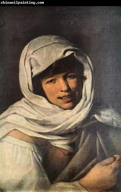 MURILLO, Bartolome Esteban The Girl with a Coin (Girl of Galicia) sg