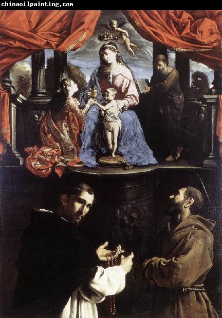 PAOLINI, Pietro The Mystic Marriage of St Catherine of Alexandria af