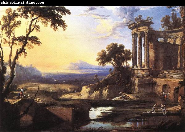 PATEL, Pierre Landscape with Ruins ag