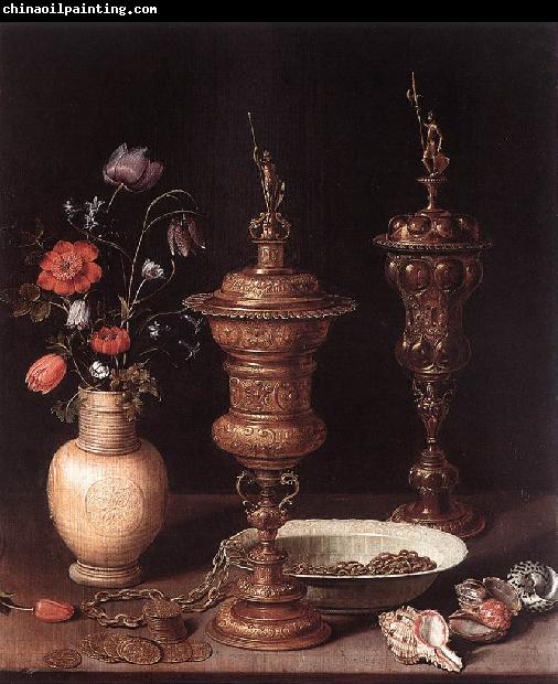 PEETERS, Clara Still-Life with Flowers and Goblets a