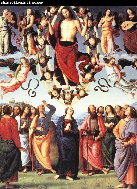 PERUGINO, Pietro The Ascension of Christ af