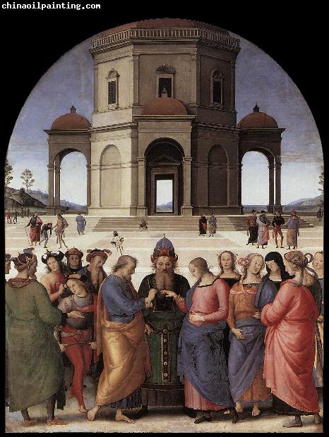 PERUGINO, Pietro Marriage of the Virgin af