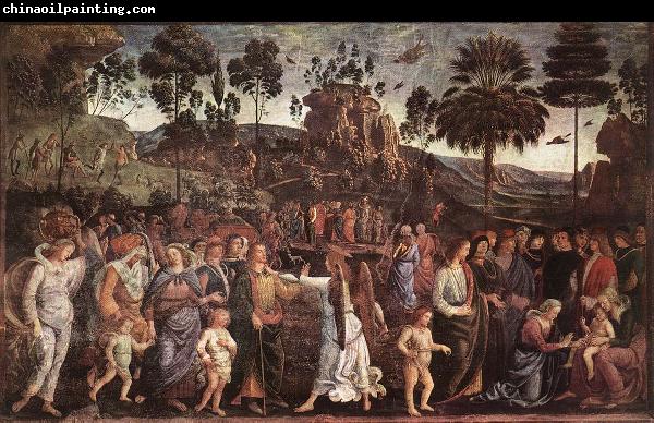 PERUGINO, Pietro Moses's Journey into Egypt a