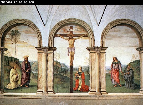 PERUGINO, Pietro The Pazzi Crucifixion sg