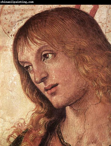 PERUGINO, Pietro Christ Handing the Keys to St. Peter (detail) af