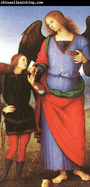 PERUGINO, Pietro Tobias with the Angel Raphael sgh