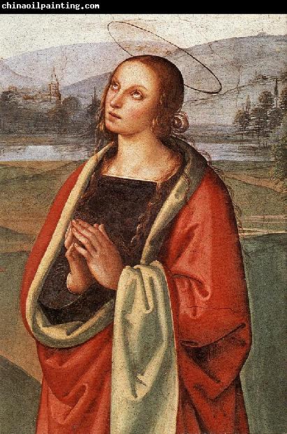 PERUGINO, Pietro The Pazzi Crucifixion (detail) af