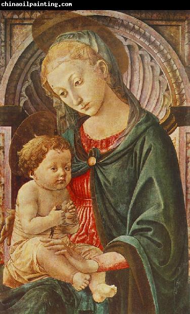 PESELLINO Madonna with Child (detail) fsgf