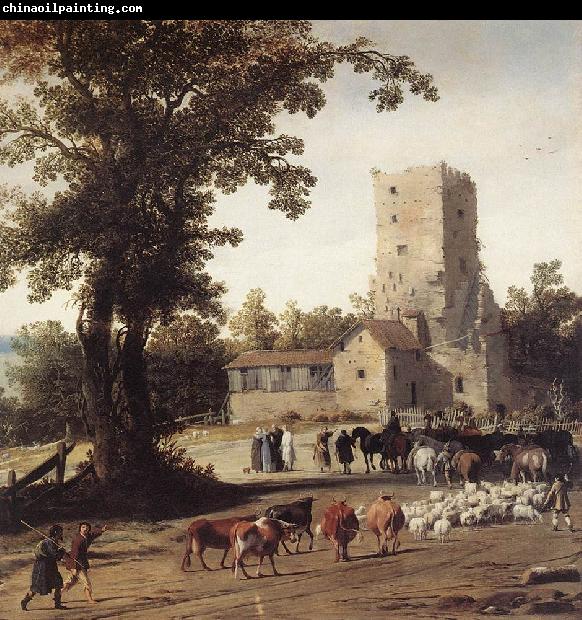 POST, Pieter Jansz Italianate Landscape with the Parting of Jacob and Laban zg