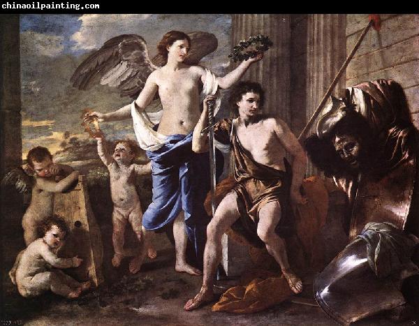 POUSSIN, Nicolas The Triumph of David a