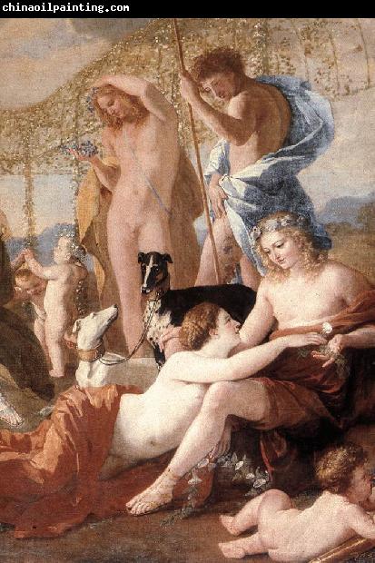 POUSSIN, Nicolas The Empire of Flora (detail) afd