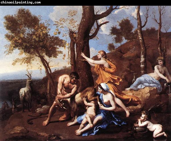 POUSSIN, Nicolas The Nurture of Jupiter sh