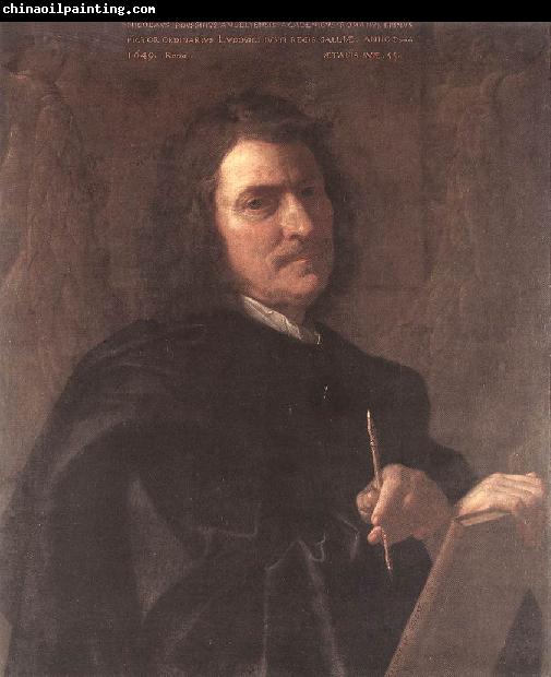 POUSSIN, Nicolas Self-Portrait af