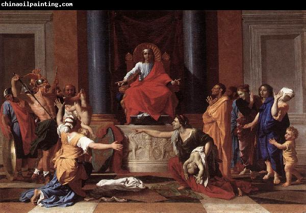 POUSSIN, Nicolas The Judgment of Solomon ag