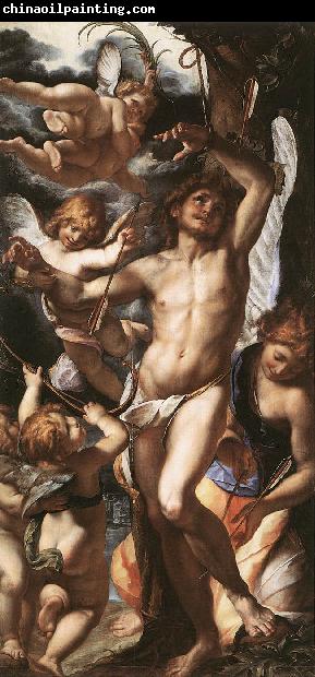 PROCACCINI, Giulio Cesare St Sebastian Tended by Angels af