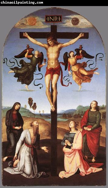 RAFFAELLO Sanzio Crucifixion (Citt di Castello Altarpiece) g