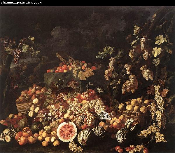 RECCO, Giuseppe Still-Life with Fruit and Flowers